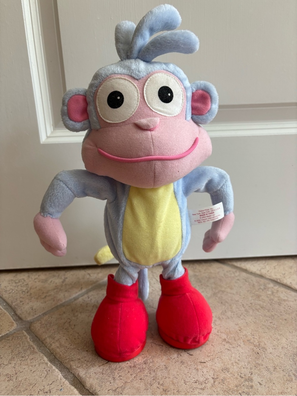 Dora the Explorer Boots Dancing Fisher-Price Plush Monkey Vintage Toy